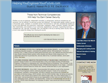 Tablet Screenshot of helpingyouengineeryourfuture.com